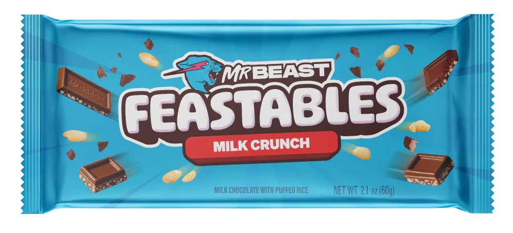 Mr Beast Feastables Chocoladecrunch 10 x 60 g