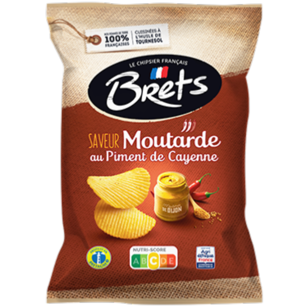 Brets Flavour Cayenne Pepper Mustard 10 x 125g