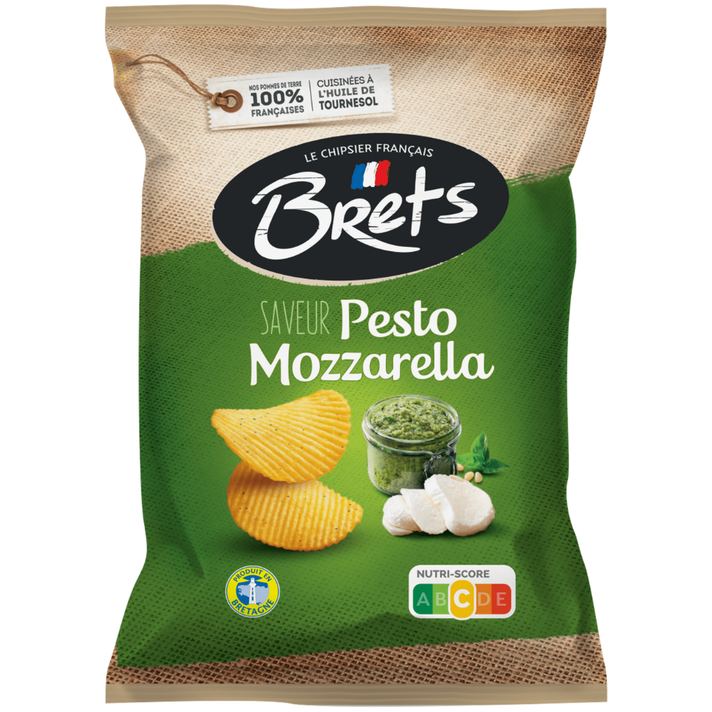 Brets Flavour Pesto Mozzarella 10 x 125g