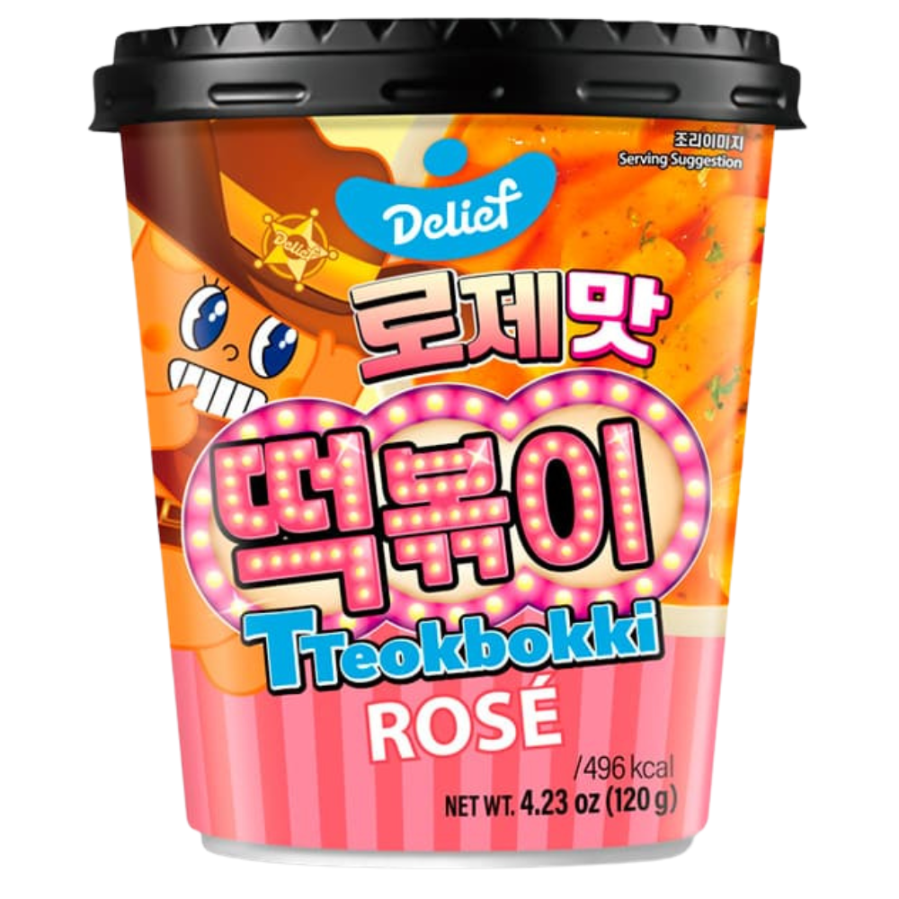 Delief Tteokbokki Cup Rose 30 x 120g