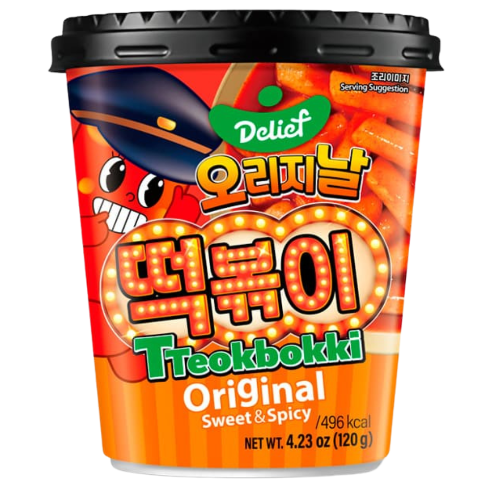 Delief Tteobokki Cup Original Sweet & Spicy 30 x 120g