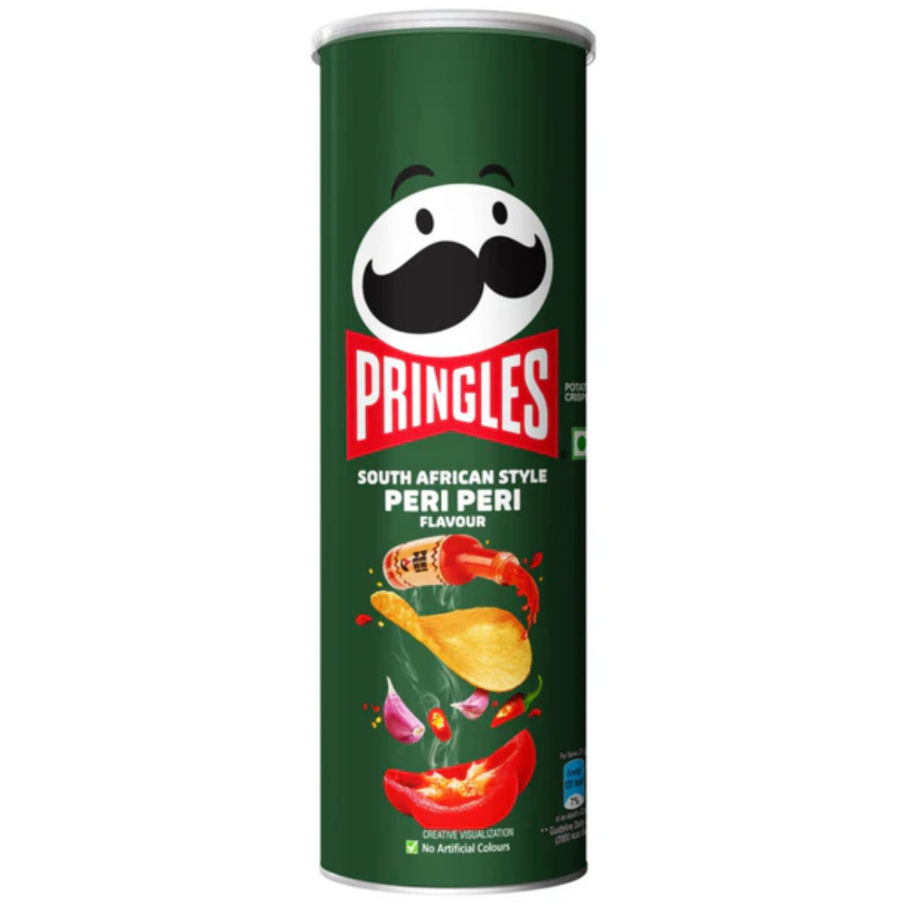 Pringles South African Style Peri Peri 16 x 107g DDM 2025-08