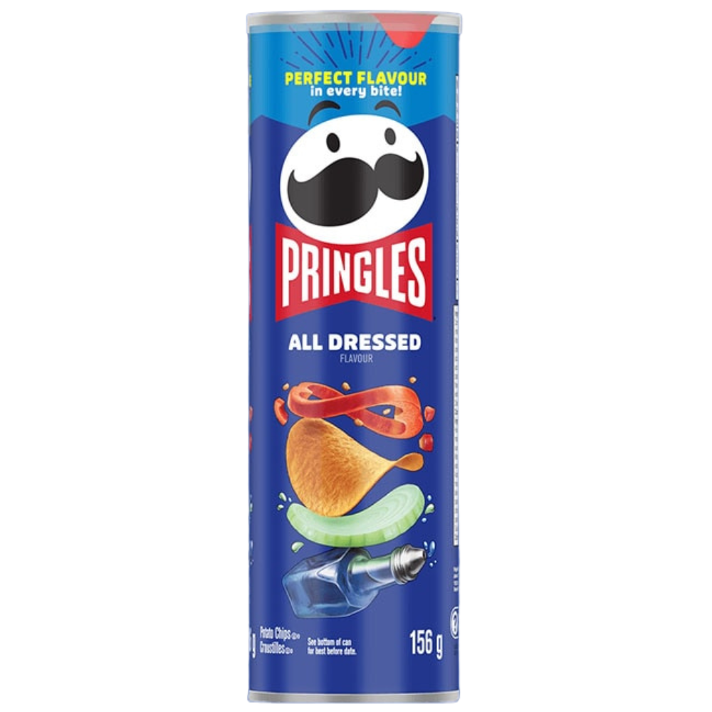 Pringles Chips All Dressed 14 x 156g DDM 2026-02