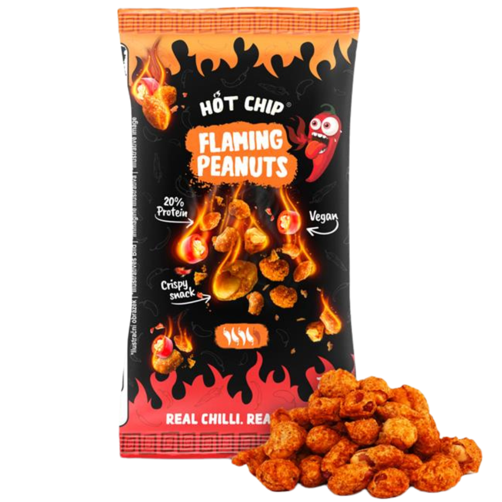 Hot Chip Peanuts Flaming 20 x 70g