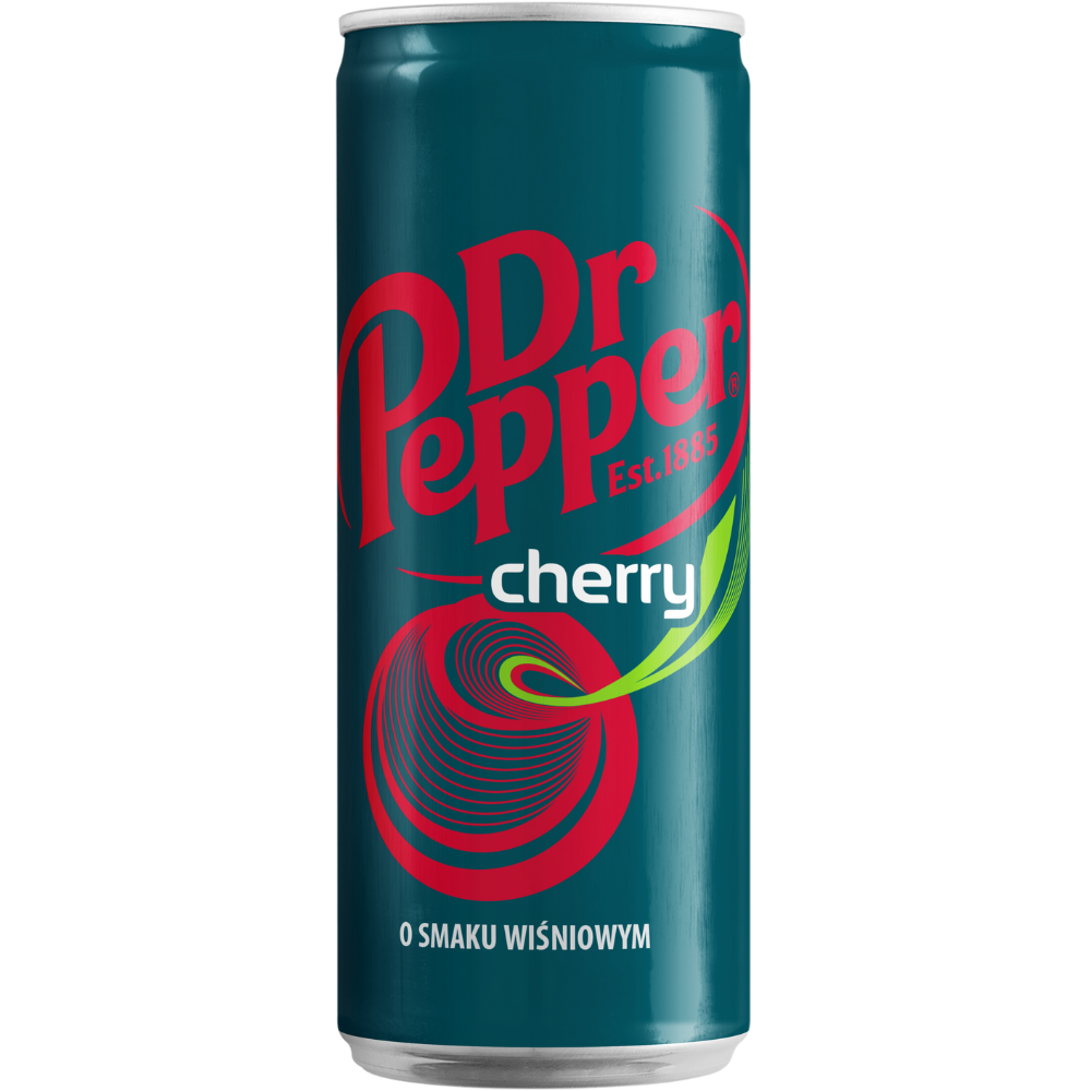 Dr Pepper Slim Can Cherry 24 x 330ml