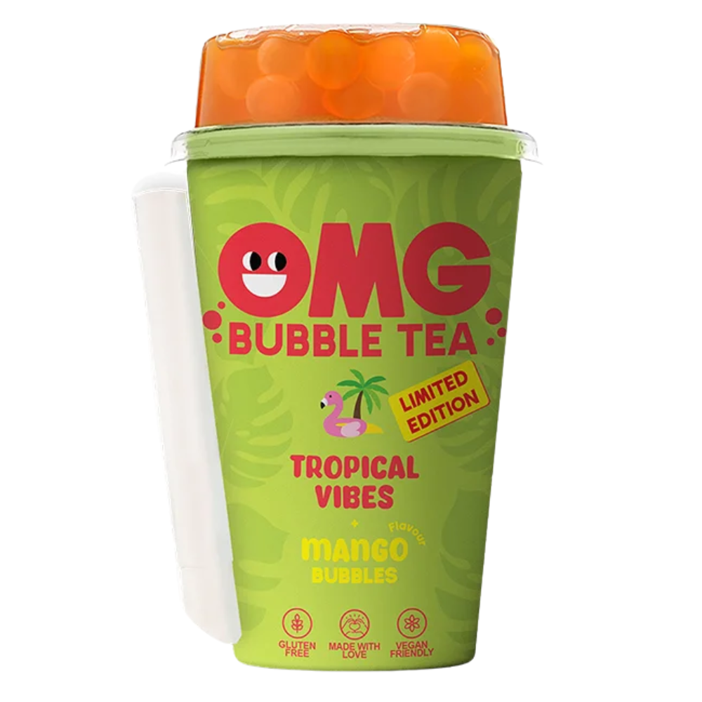 OMG Bubble Tea Tropical Vibes Mango 10 x 265ml