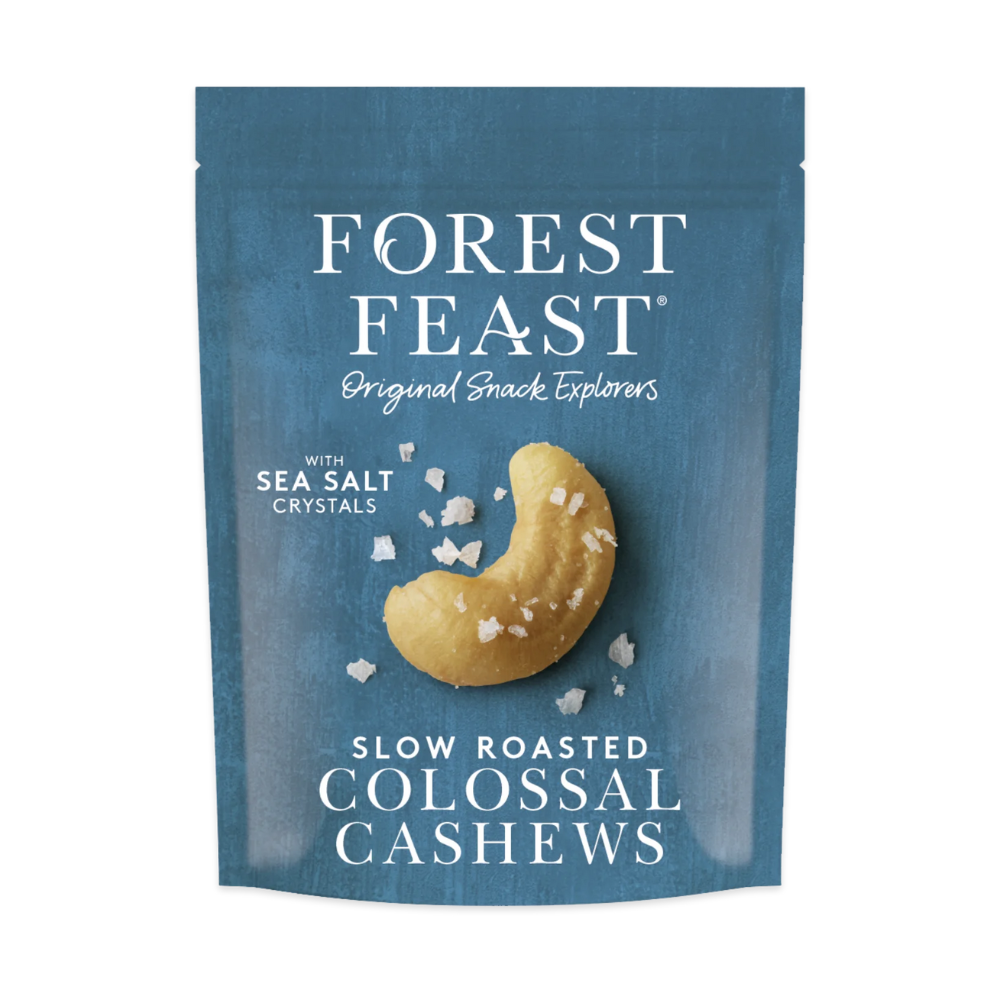 Forest Feast Sea Salt Cashews 8 x 120g DDM 2026-01
