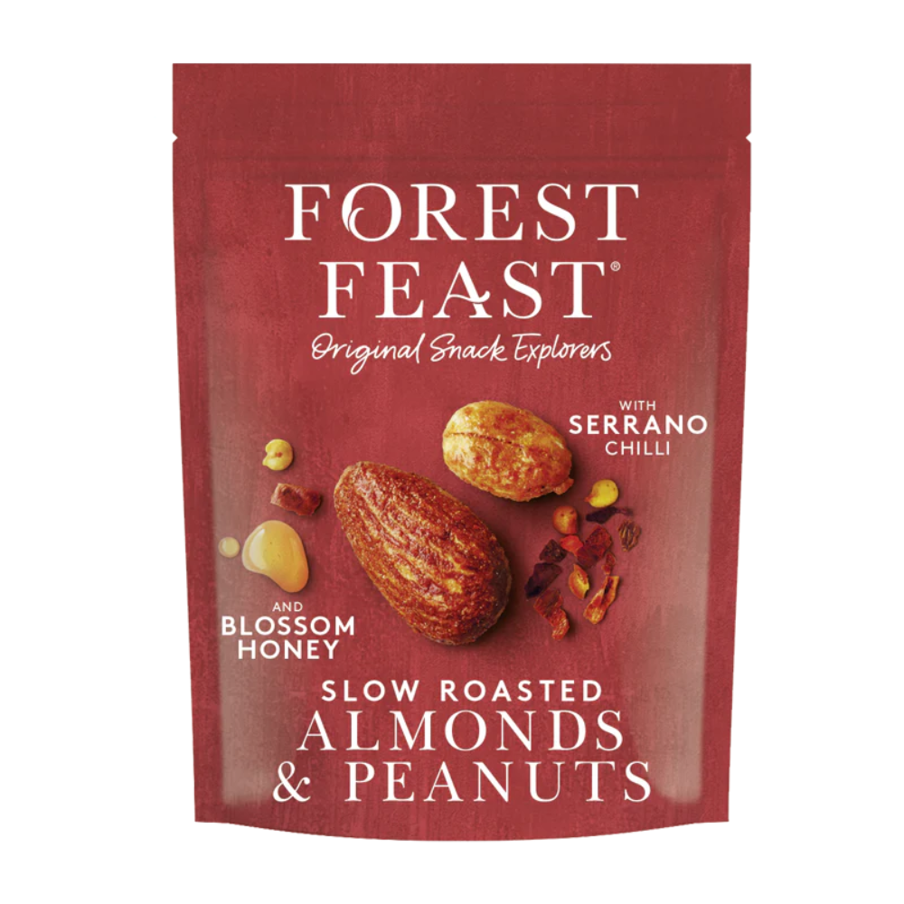 Forest Feast Serrano Chilli Honey Almonds & Peanuts 8 x 120g
