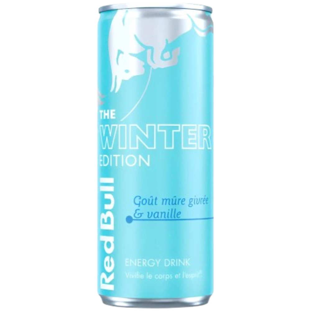 Red Bull Energy The Winter Edition Mûre Givrée & Vanille 24 x 250ml