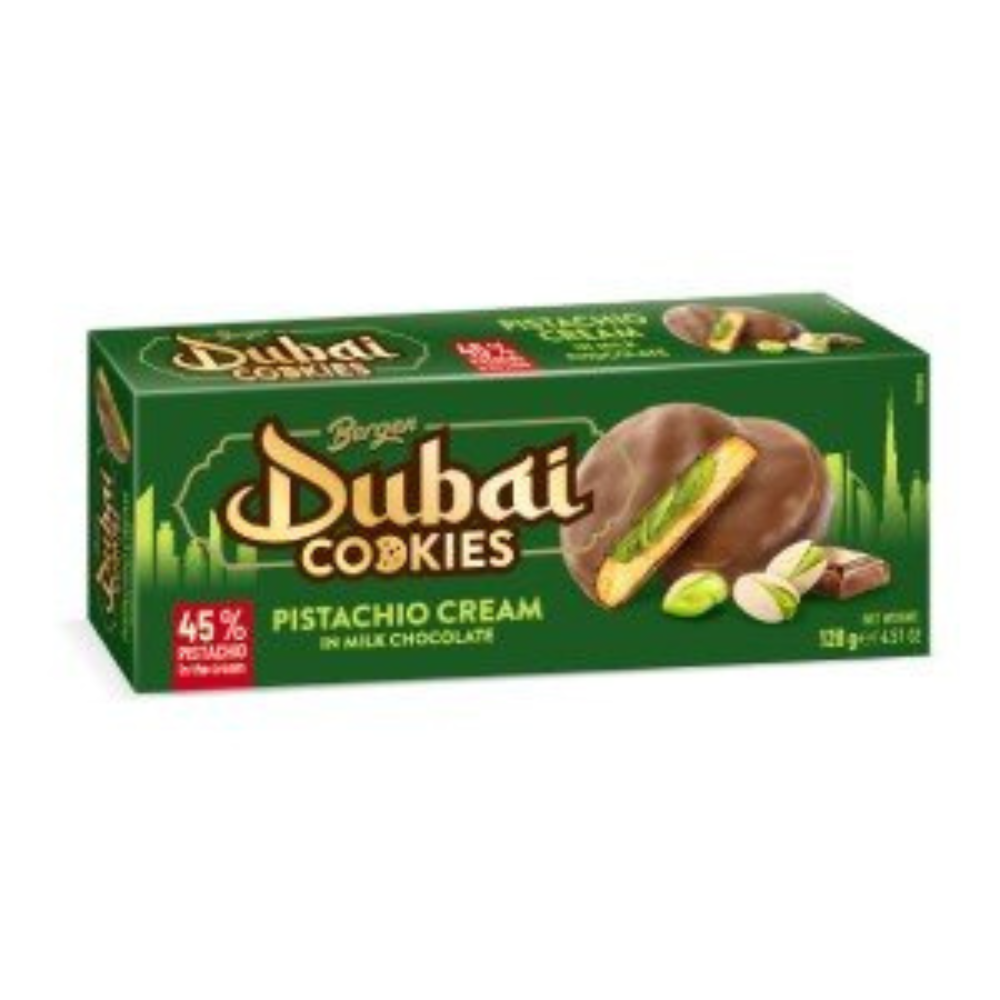 Bergen Dubai Style Cookies Pistachio 30 x 96g