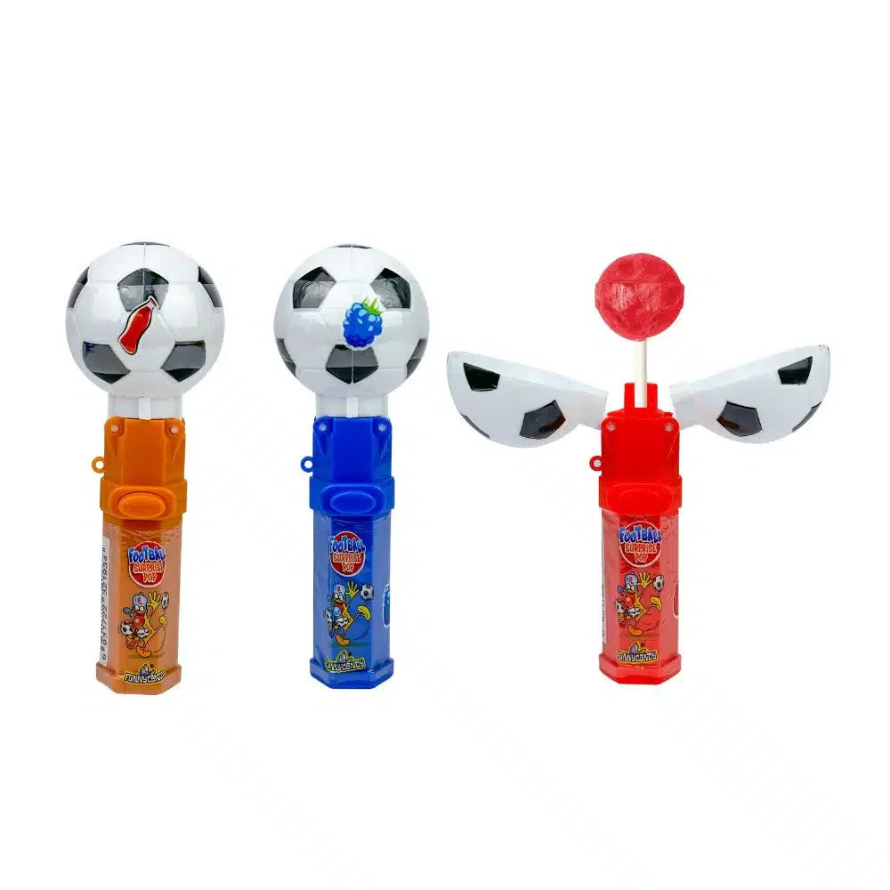 Funny Candy Surprise Pop Football 12 x 10g