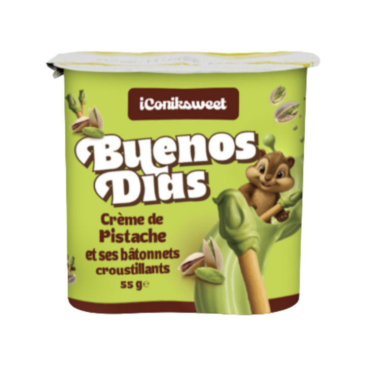 Buenos Dias Pistachio Cream Sticks 24 x 55g