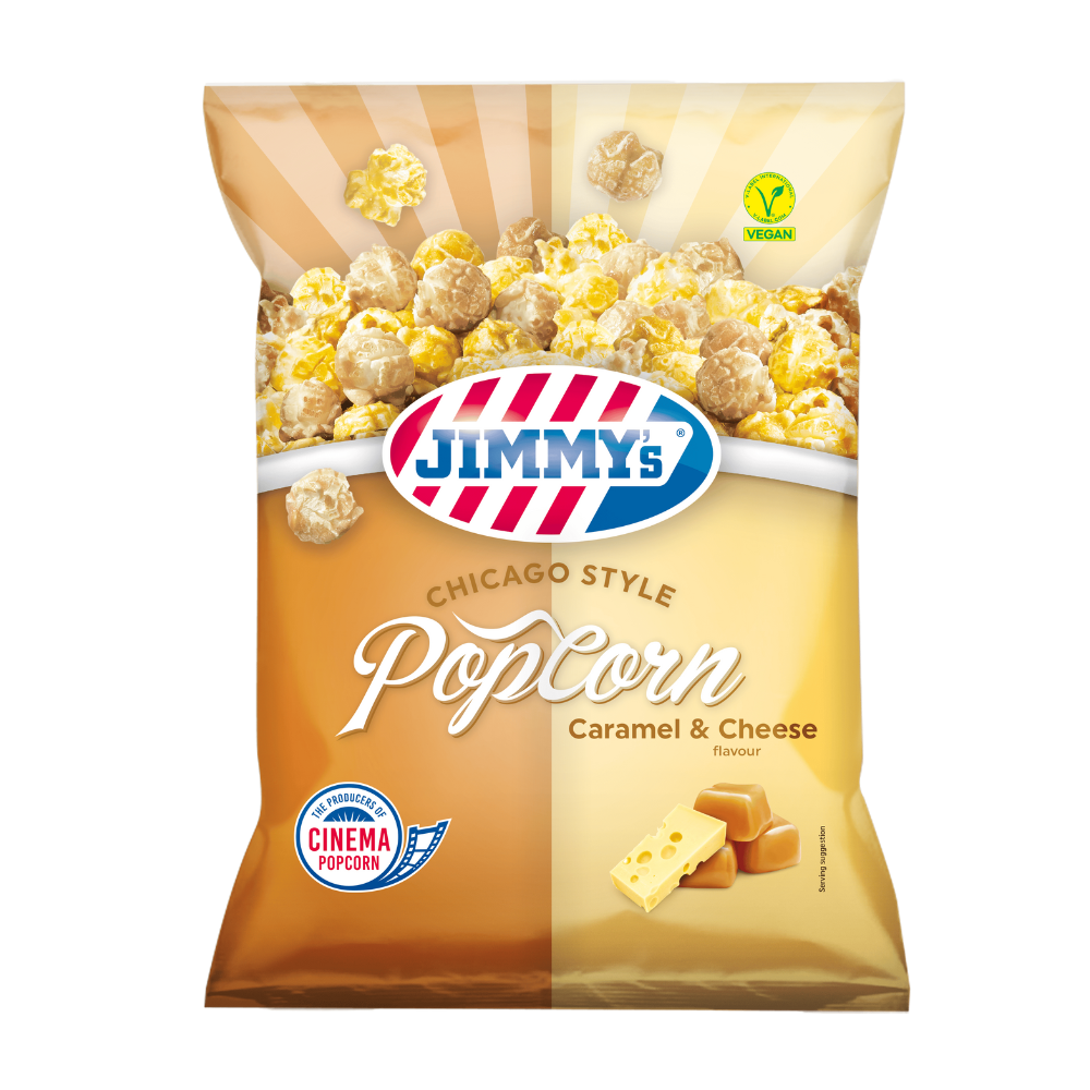 Jimmy's Pop Corn Chicago Style Caramel & Cheese 12 x 110g
