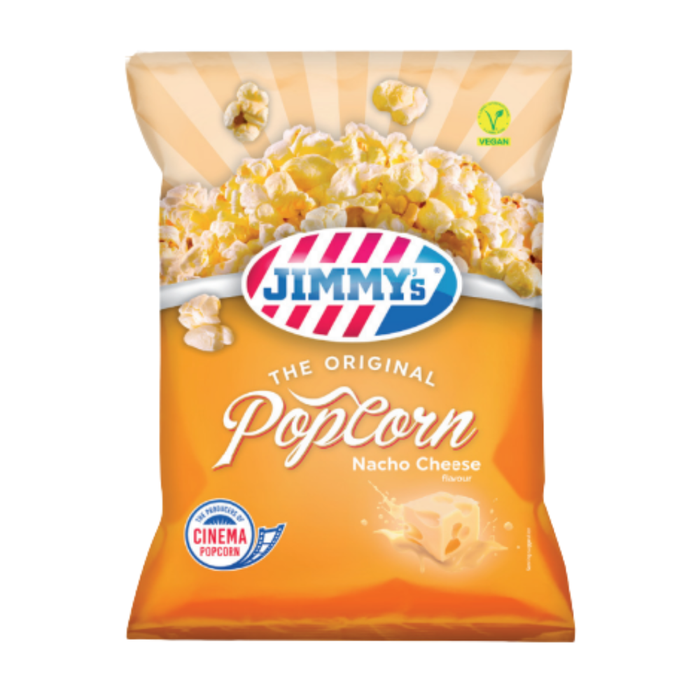 Jimmy's Popcorn Nacho Cheese 12 x 90g