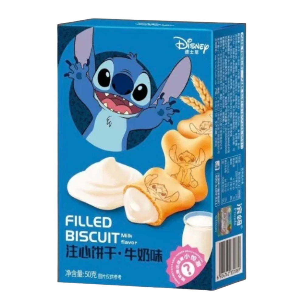 Disney Stitch Filled Biscuit Milk Flavor 24 x 50g