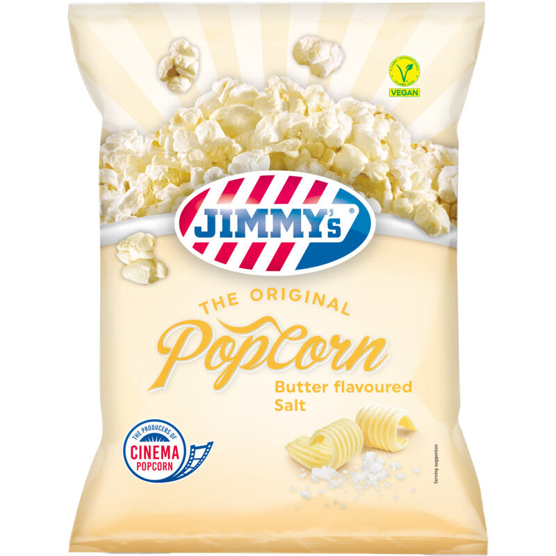 Jimmy's Pop Corn Butter flavoured Salt 12 x 80g
