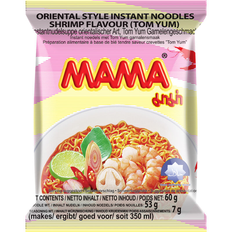 Mama Instant Noodles Shrimp 30 x 60g