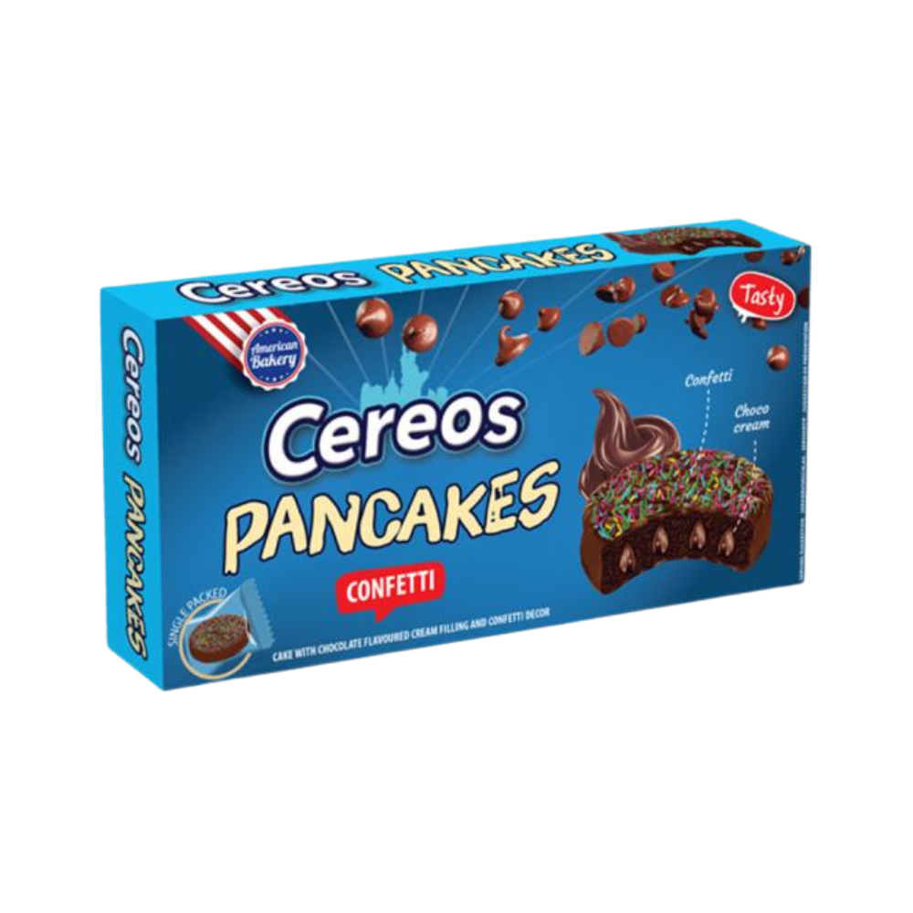 American Bakery Cereos Pancakes Confetti 24 x 150g