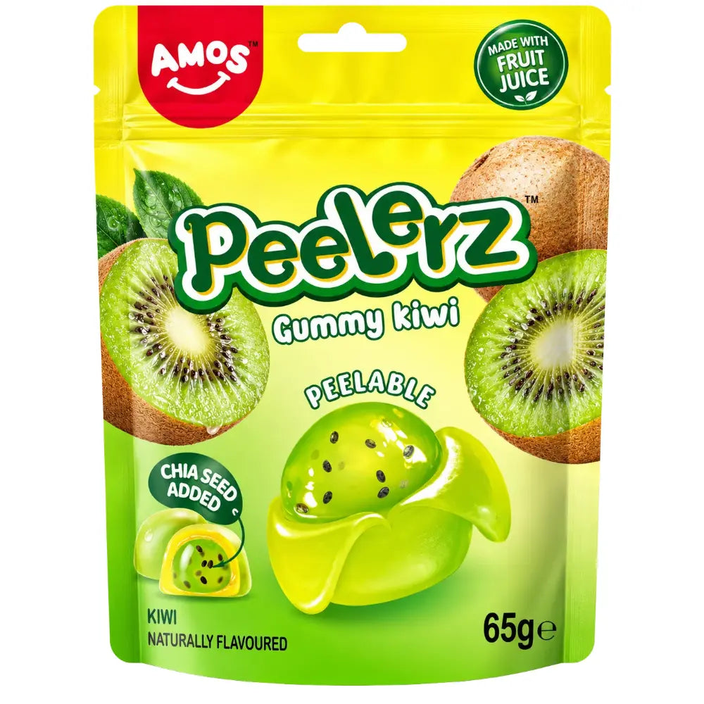 Amos Peelerz Gummy Kiwi 24 x 65g