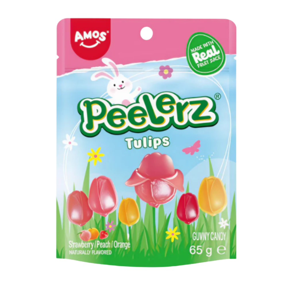 Amos Peelerz Gummy Tulips Easter 24 x 65g