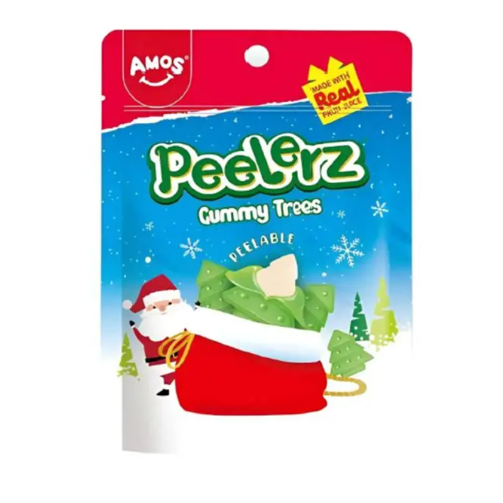 Amos Peelerz Gummy Christmas Trees 24 x 65g