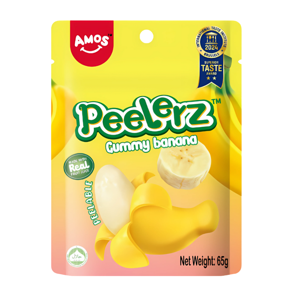Amos Peelerz Gummy Banana 24 x 65g