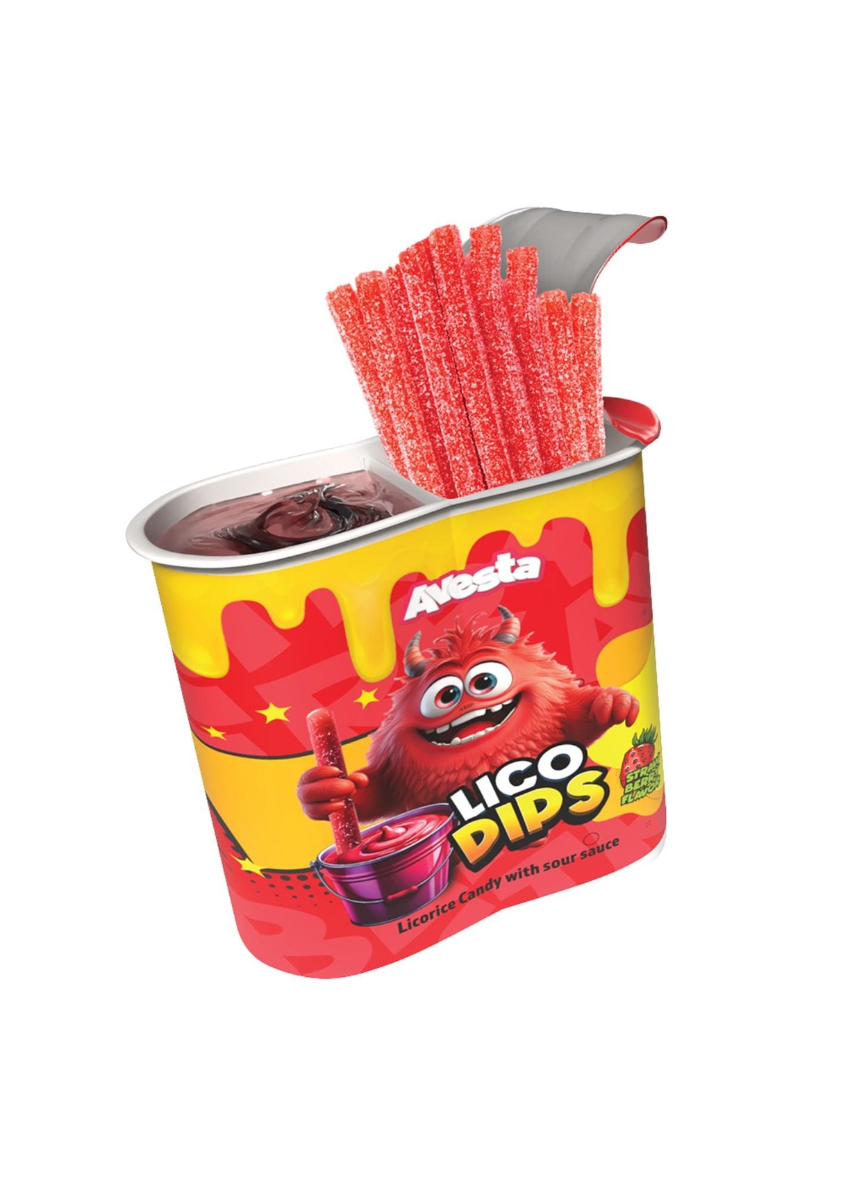 Avesta Lico Dips Strawberry 12 x 40g