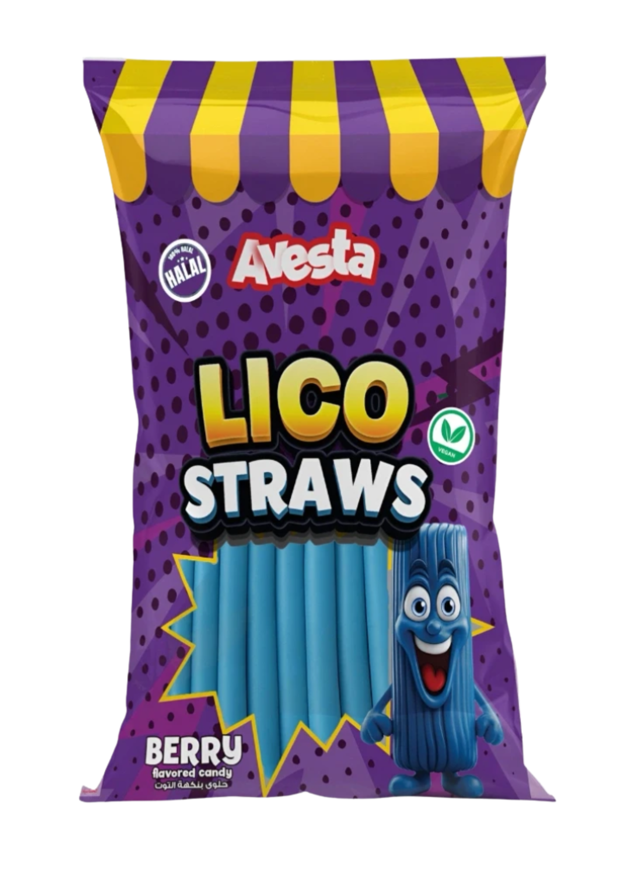 Avesta Lico Straws Berry 12 x 70g
