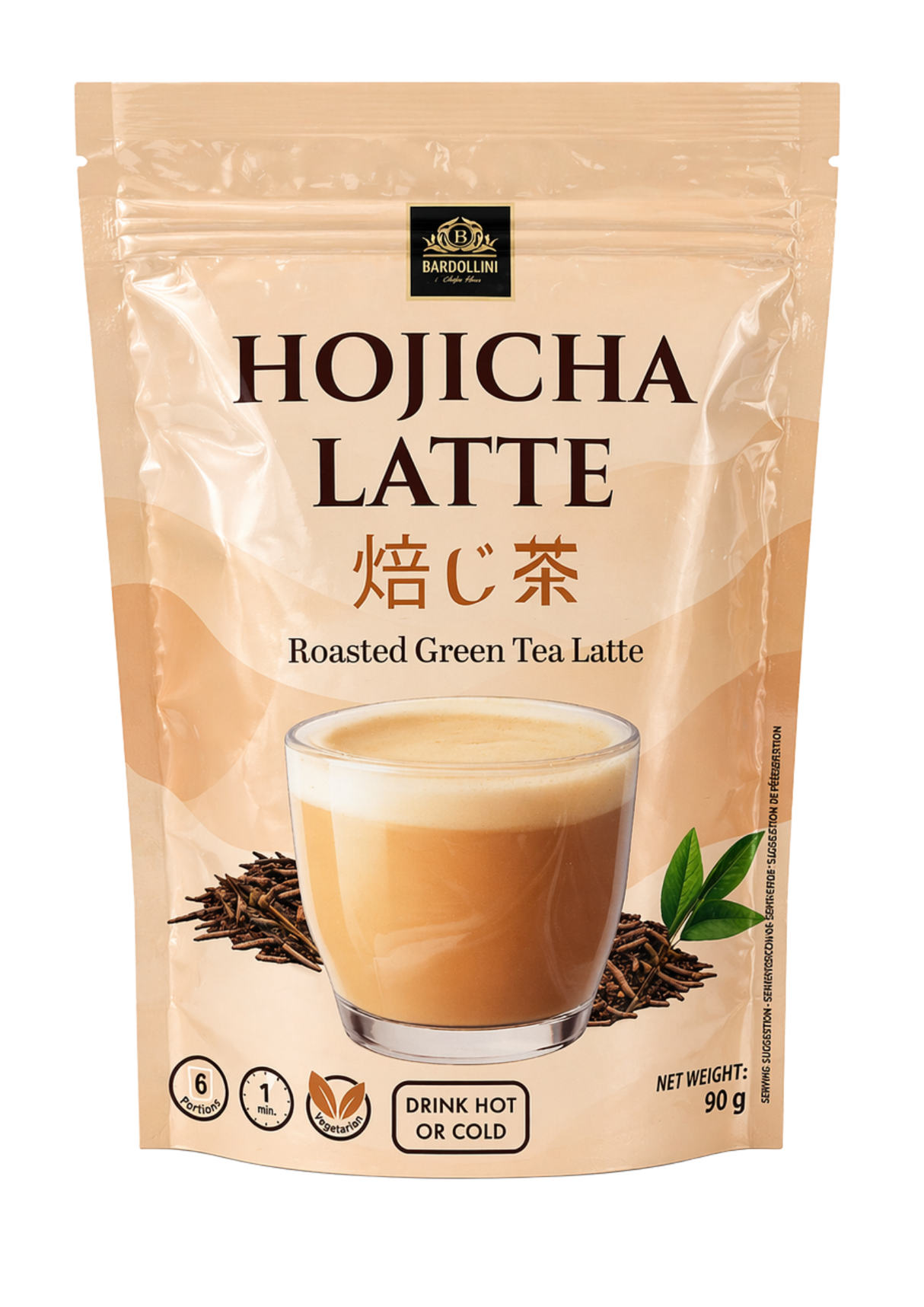 Bardollini Hojicha Latte 12 x 90g