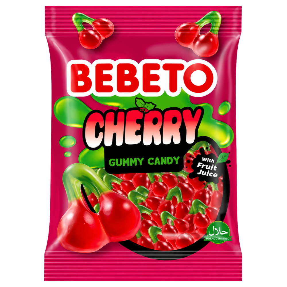 Bebeto Jelly Cherry 12 x 80g