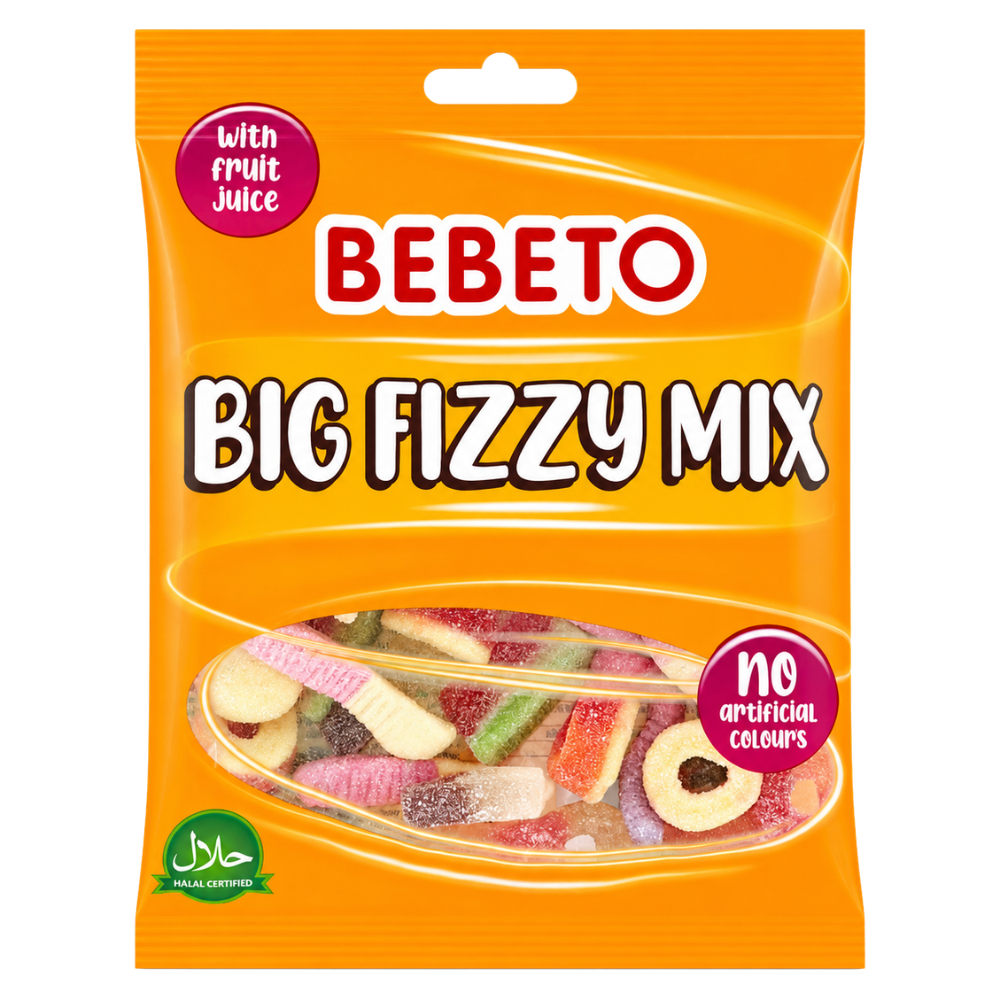 Bebeto Big Fizzy Mix 10 x 150g