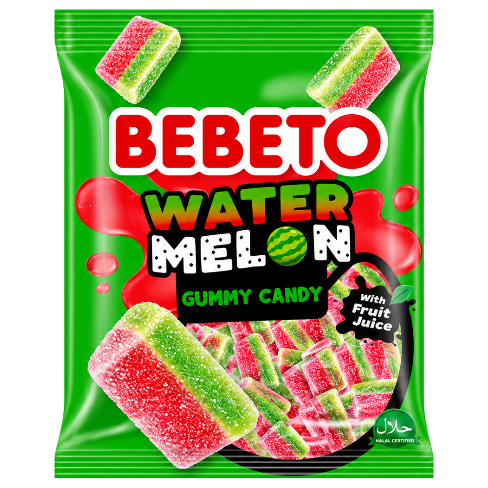 Bebeto Jelly Watermelon 12 x 80g