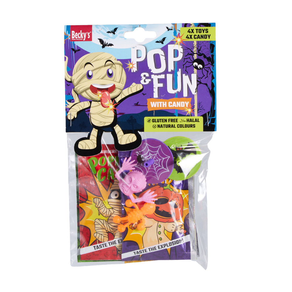 Becky's Halloween Pop and Fun Candy Toy 24 x 20g