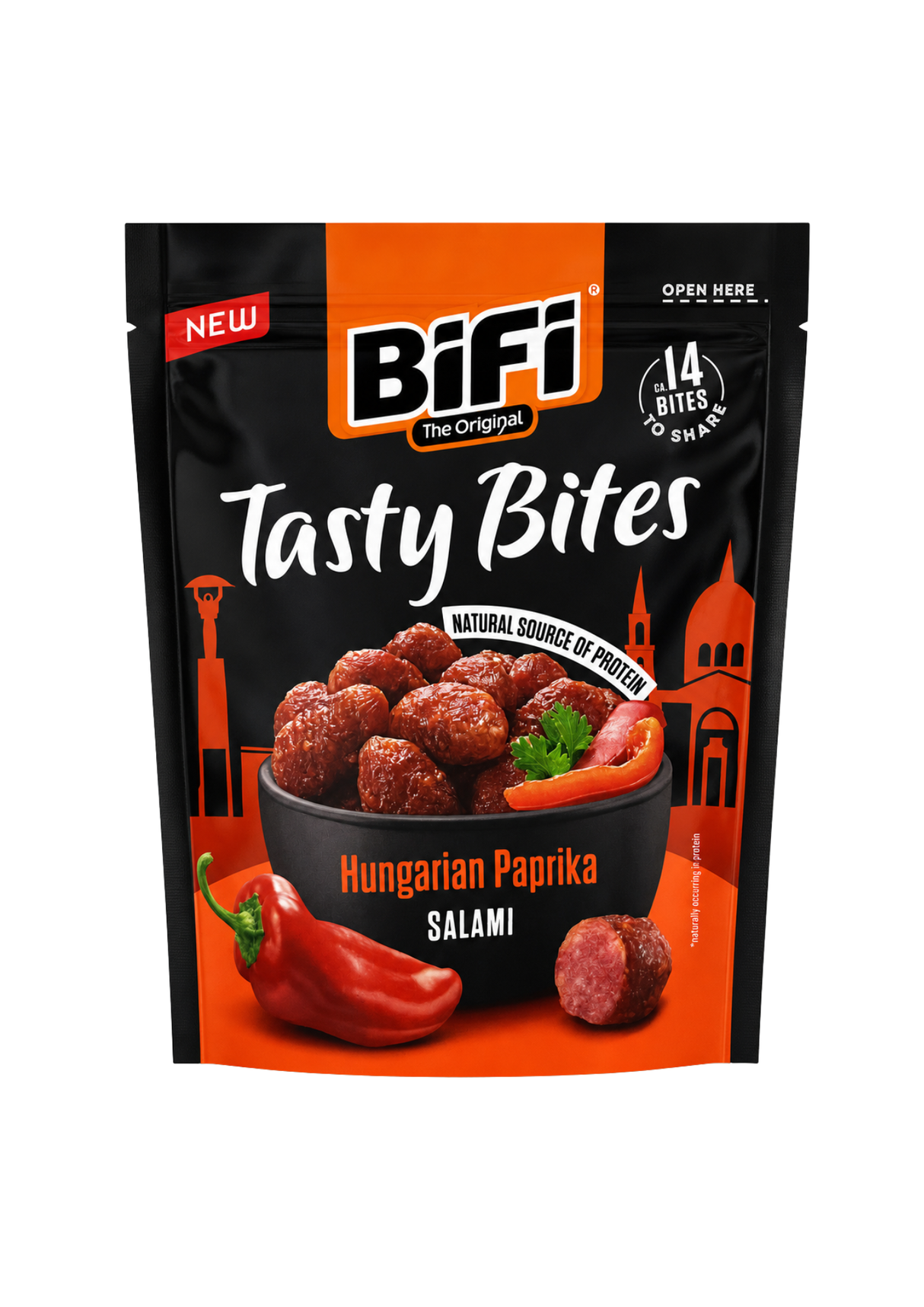 Bifi Tasty Bites Hugarian Paprika Salami 10 x 50g