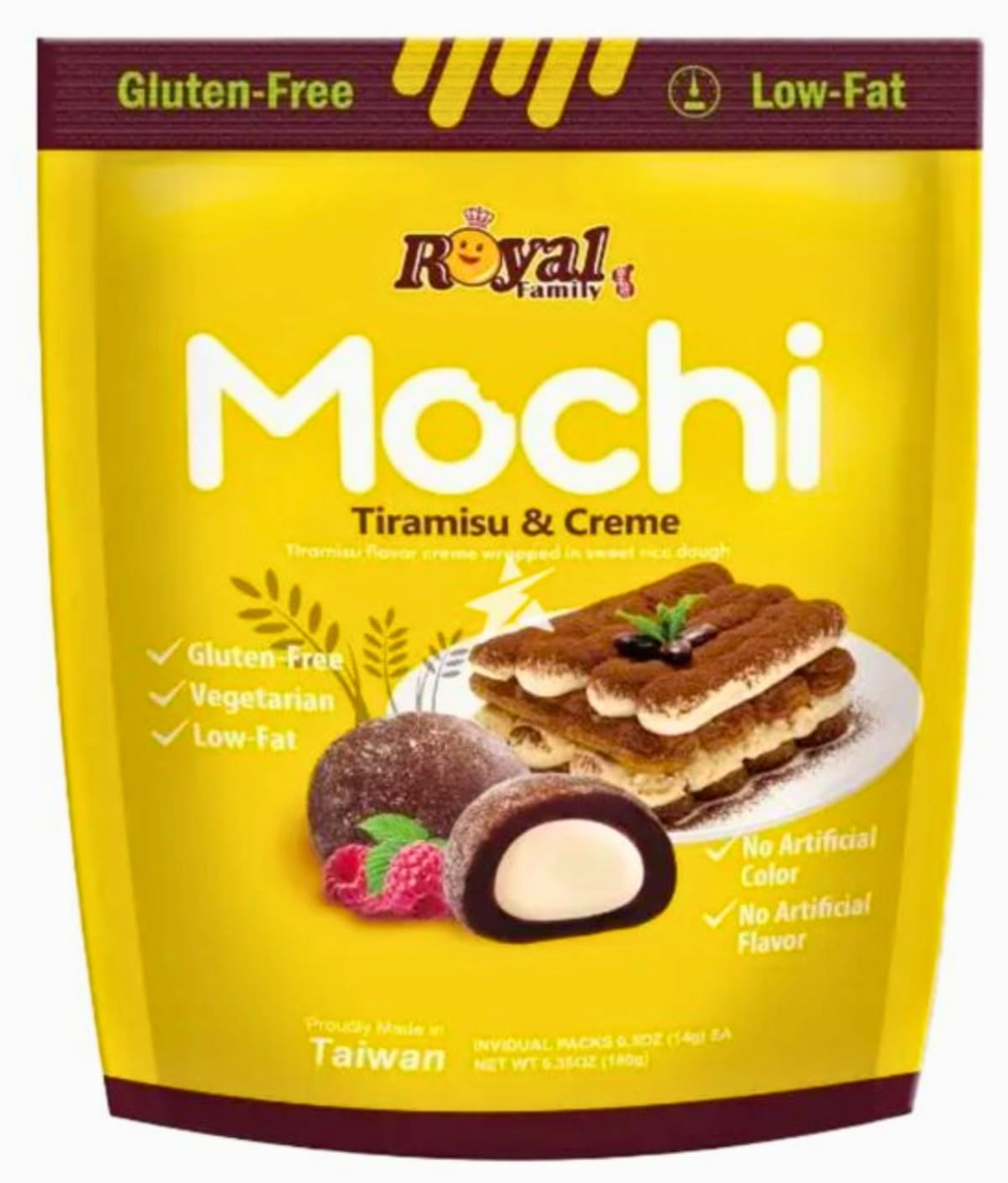 Royal Family Mochi Cream and Tiramisu 12 x 180g