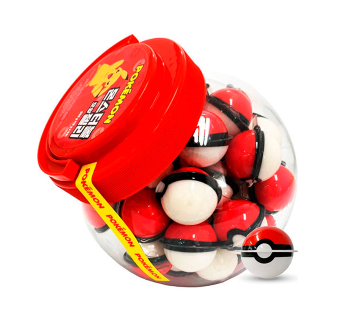 Pokemon Monster Ball Shape Jelly Red 50 x 18g