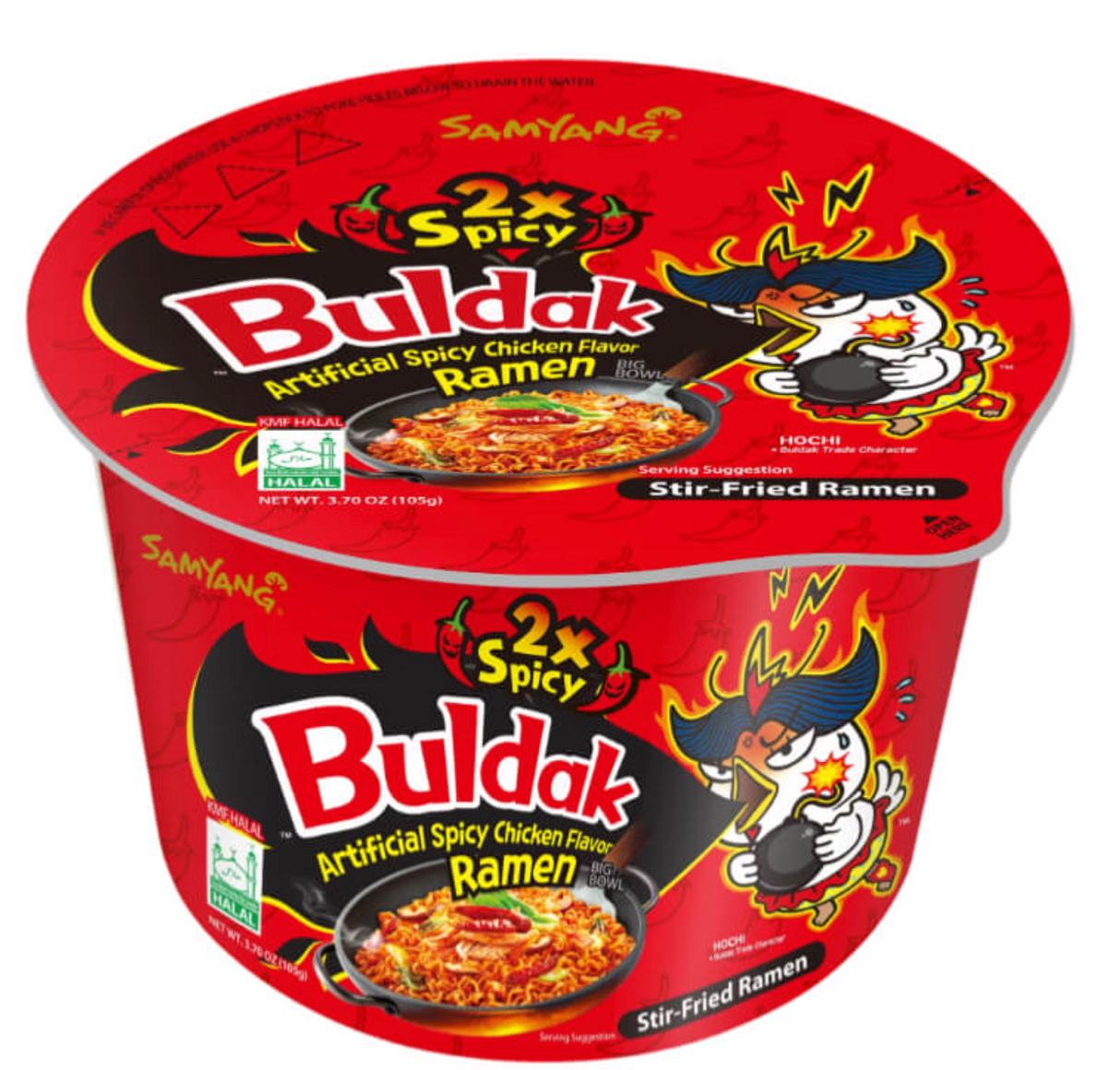 Samyang Ramen Bowl 2x Spicy 16 x 105g