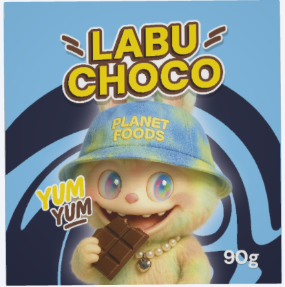 Labu Choco Chocolate with Pistachio and Turkish Cotton Candy 10 x 90g