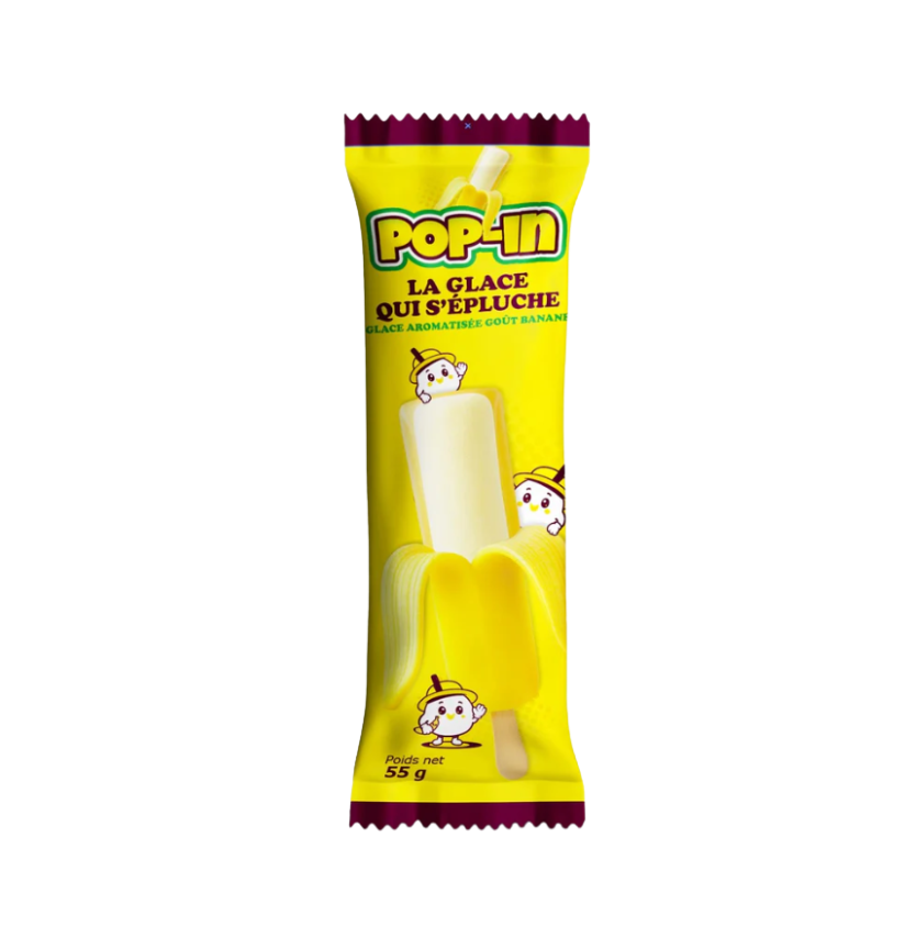 iConiksweet Pop In Trompe L'oeil Banana 40 x 55g
