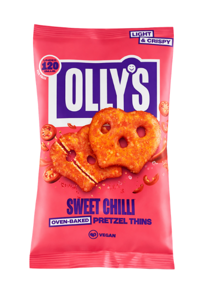Olly's Pretzel Thins Sweet Chilli 10 x 35g