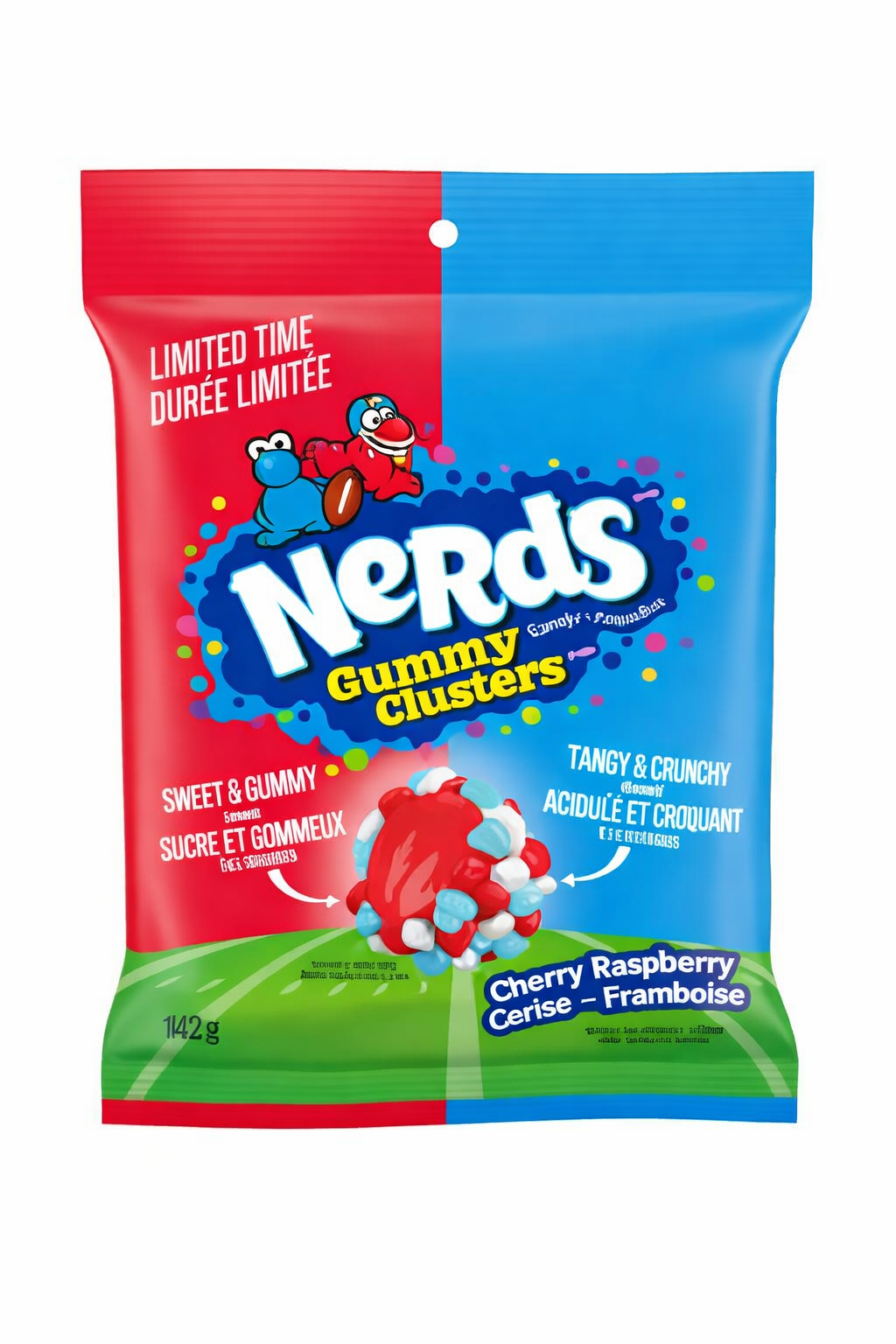Nerds Gummy Cluster NFL Cherry Raspberry 10 x 113g