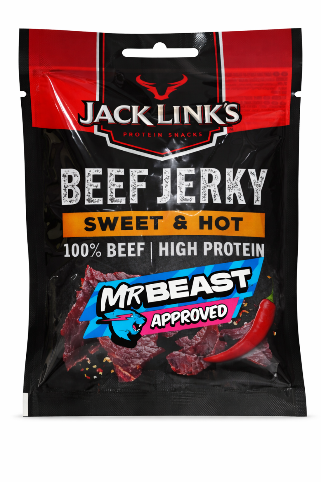 Jack Link's Beef Jerky Sweet & Hot Medium 12 x 25g