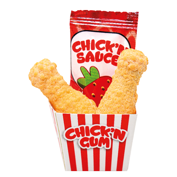 Funnycandy Chick'N Gum Bubble Gum 12 x 21g