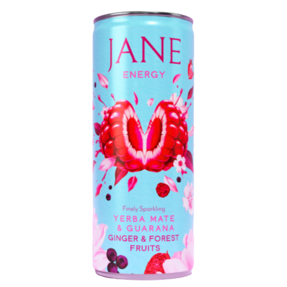 Jane Energy Ginger & Forest Fruits 24 x 250ml