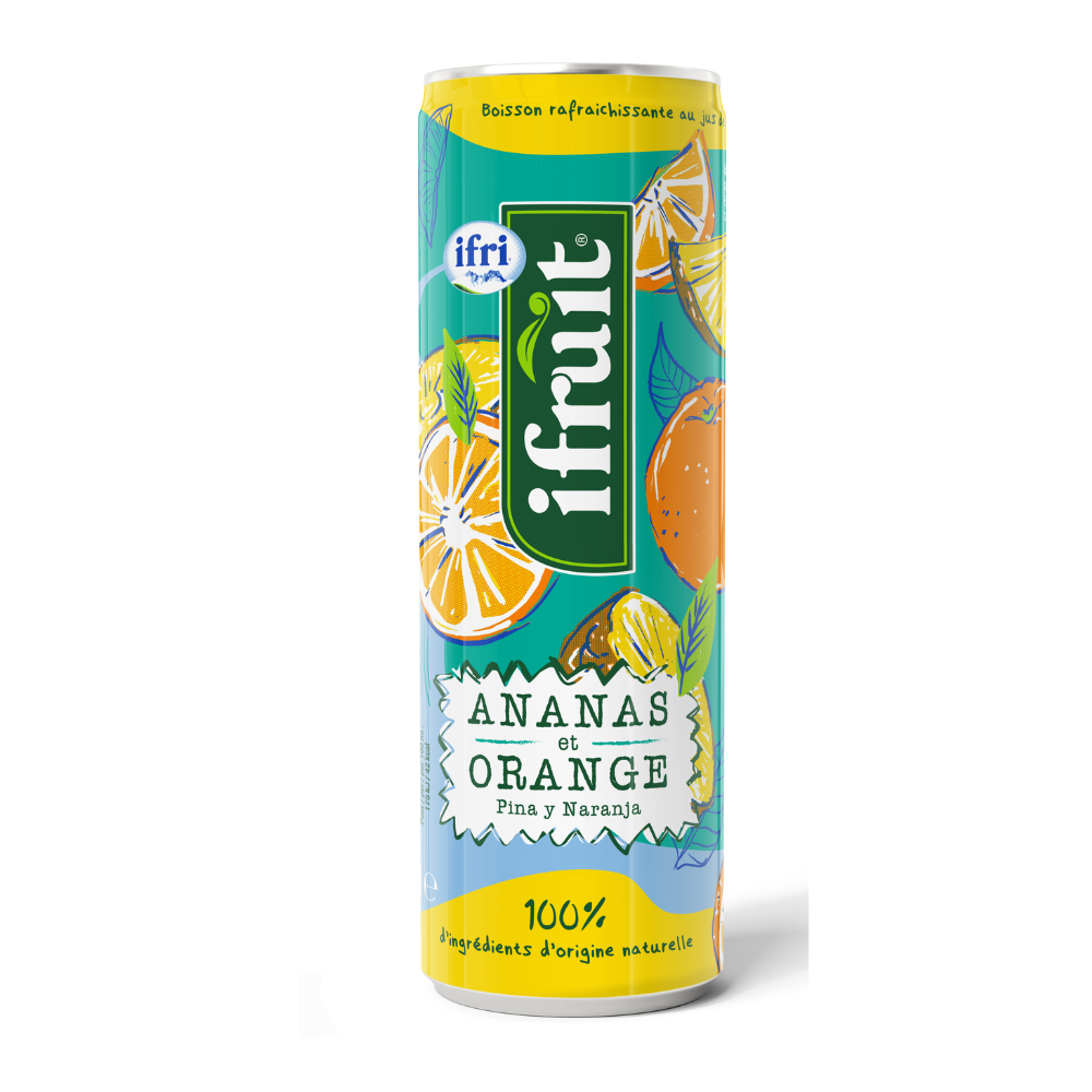 Ifri Pineapple Orange Can 12 x 250ml