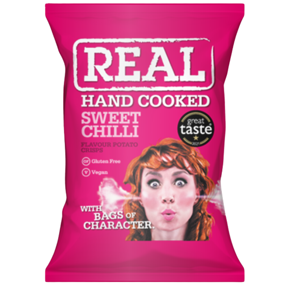 Real Crisp Sweet Chilli 10 x 150g
