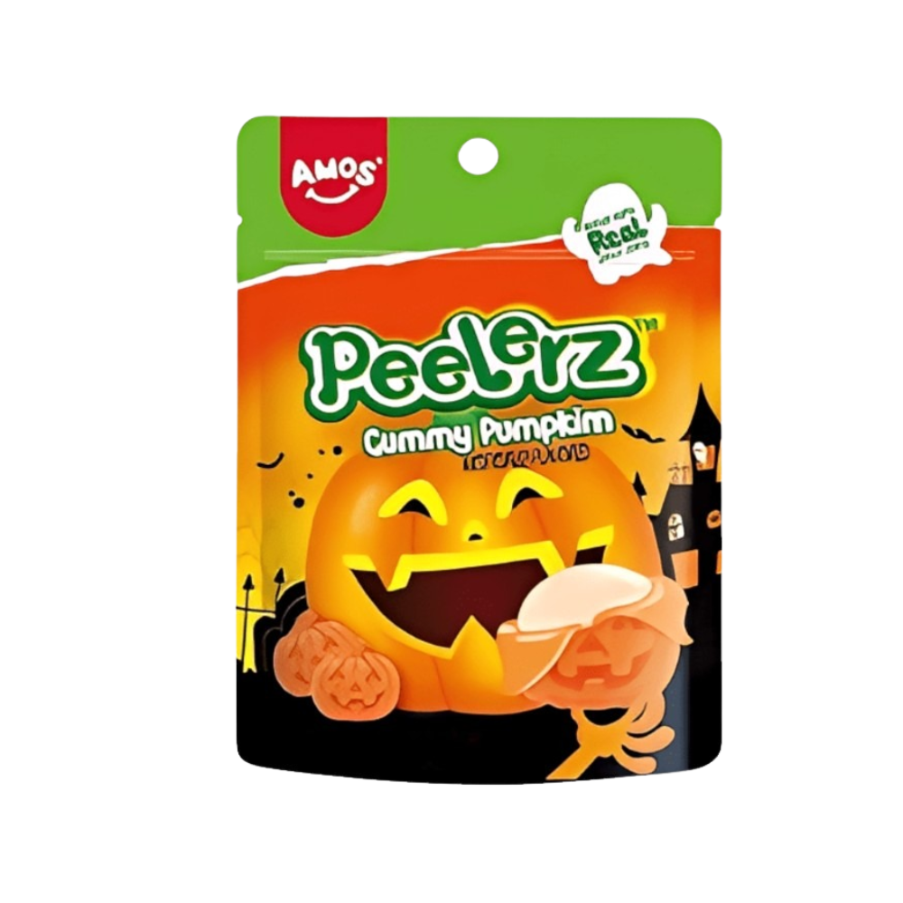 Amos Peelerz Gummy Pompoen 24 x 65g