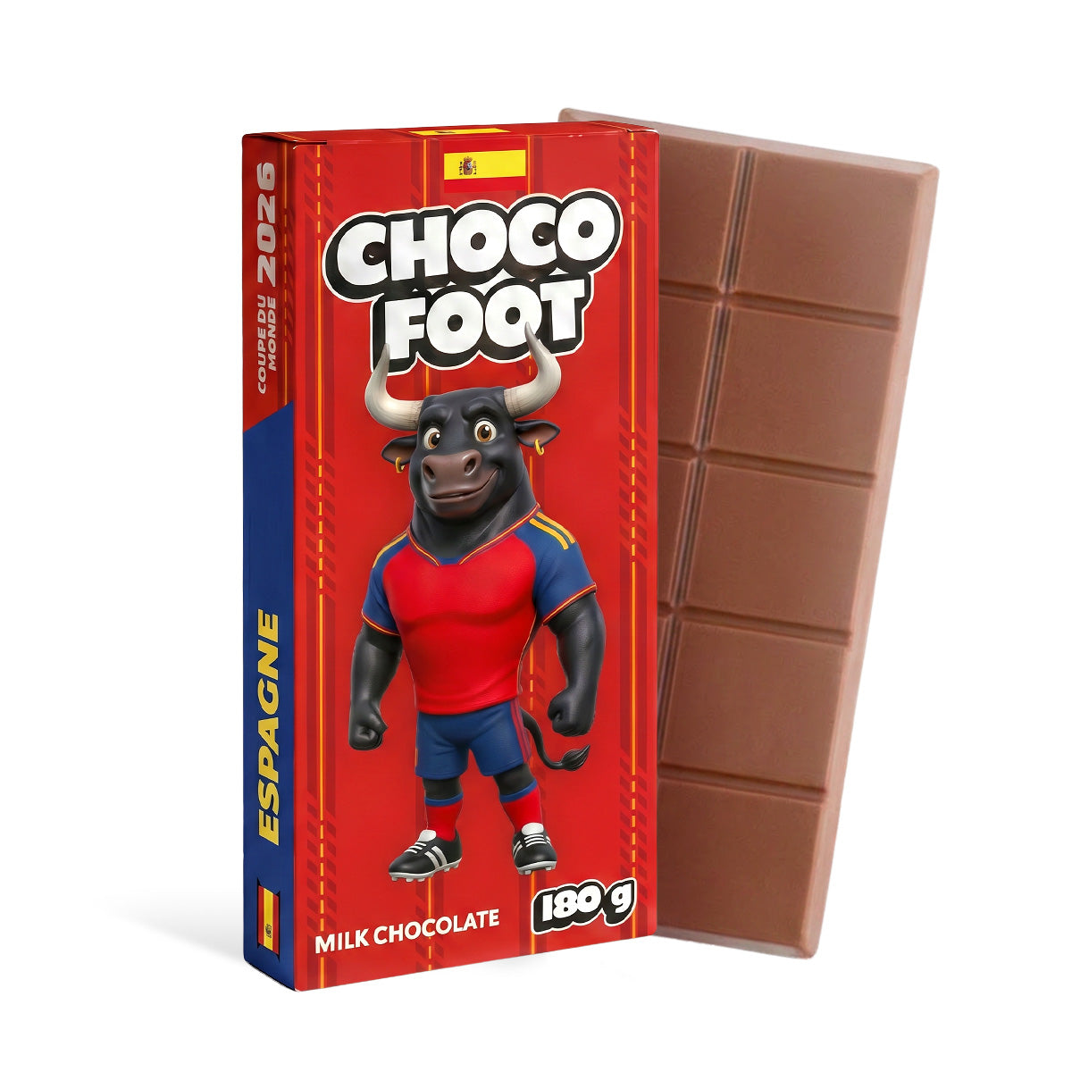 Choco Foot Spain Milk Chocolate 10 x 180g