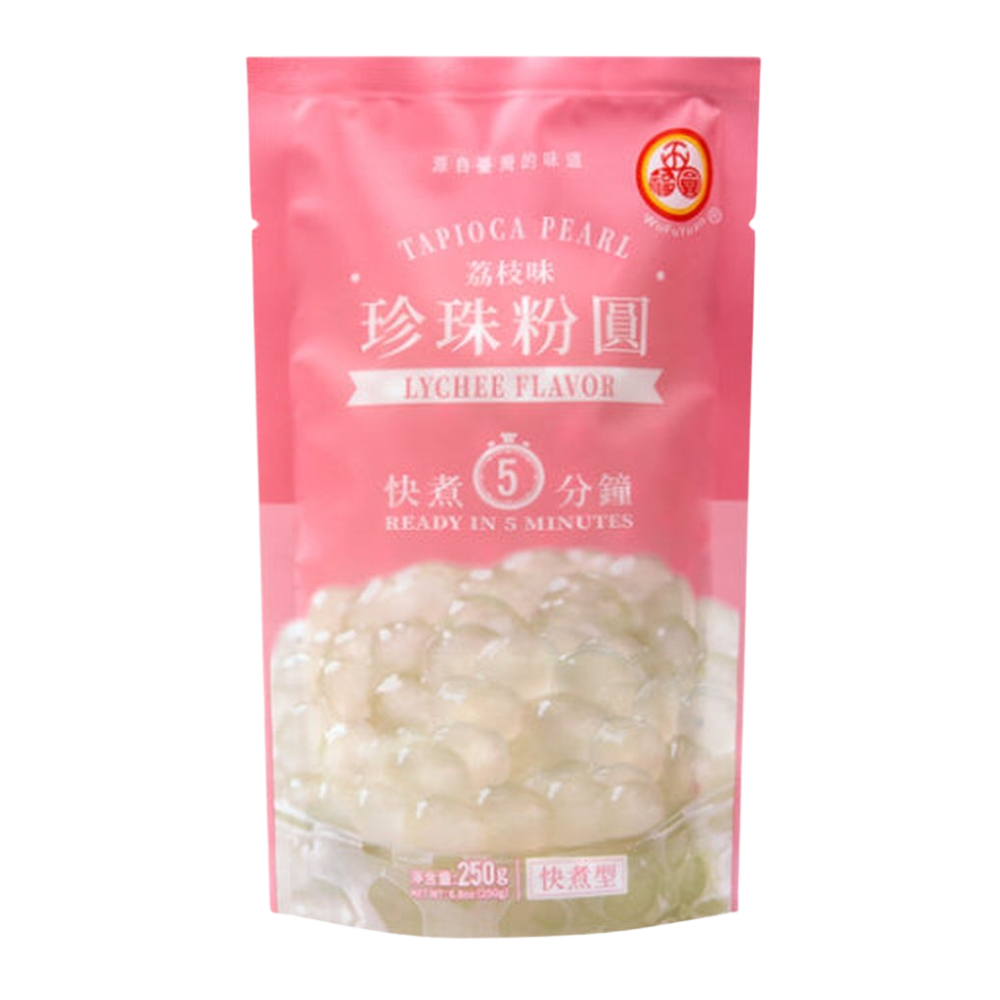 Tapioca Pearl Bubble Tea Lychee 36 x 250g DDM 2025-06
