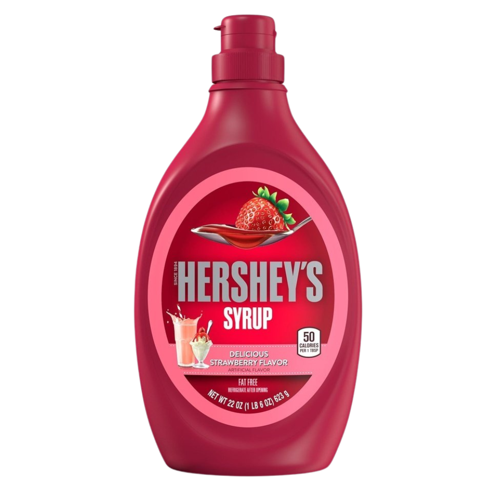 Hershey's Syrup Strawberry Big 12 x 623g DDM 2025-11